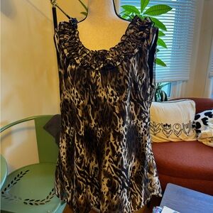 Sara Michelle Black and White Floral Blouse